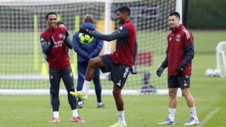 大战一触即发！阿森纳备战拜仁 队内氛围轻松(图)