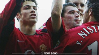 C罗曼联首球22年纪念日父子同时进球！延续传奇，离千球又近一步